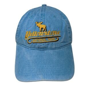 Yellowstone National Park Strapback Baseball Cap Blue One Size Adjustable CSI